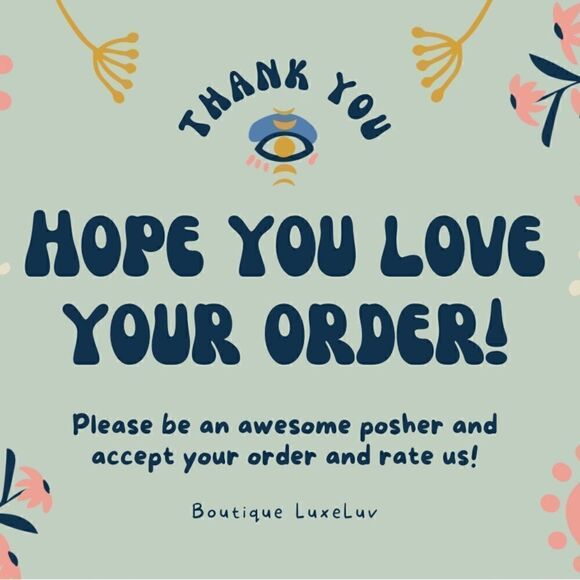 Please accept and rate us if you Love Your Order!!! - Picture 1 of 1
